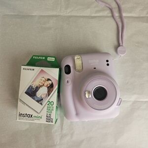 Fujifilm Instax Mini 11 Instant Camera – Lilac / Purple + Film Included